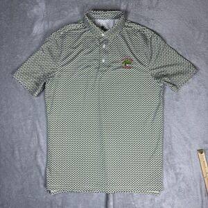 Torrey Pines US Open Polo Shirt Mens Medium Green Tree All Over Print 121st Open